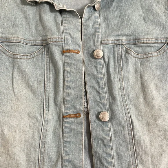 Jean jacket half sleeve - Picture 3 of 5